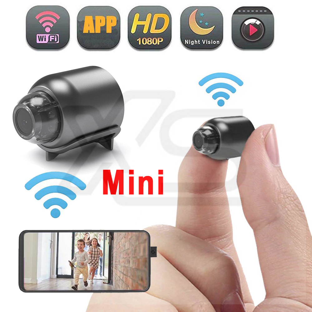 Mini kamera 1080P HD WiFi Domači monitor Notranja varnost Varnostni nadzor Nočni vid_voghion.com