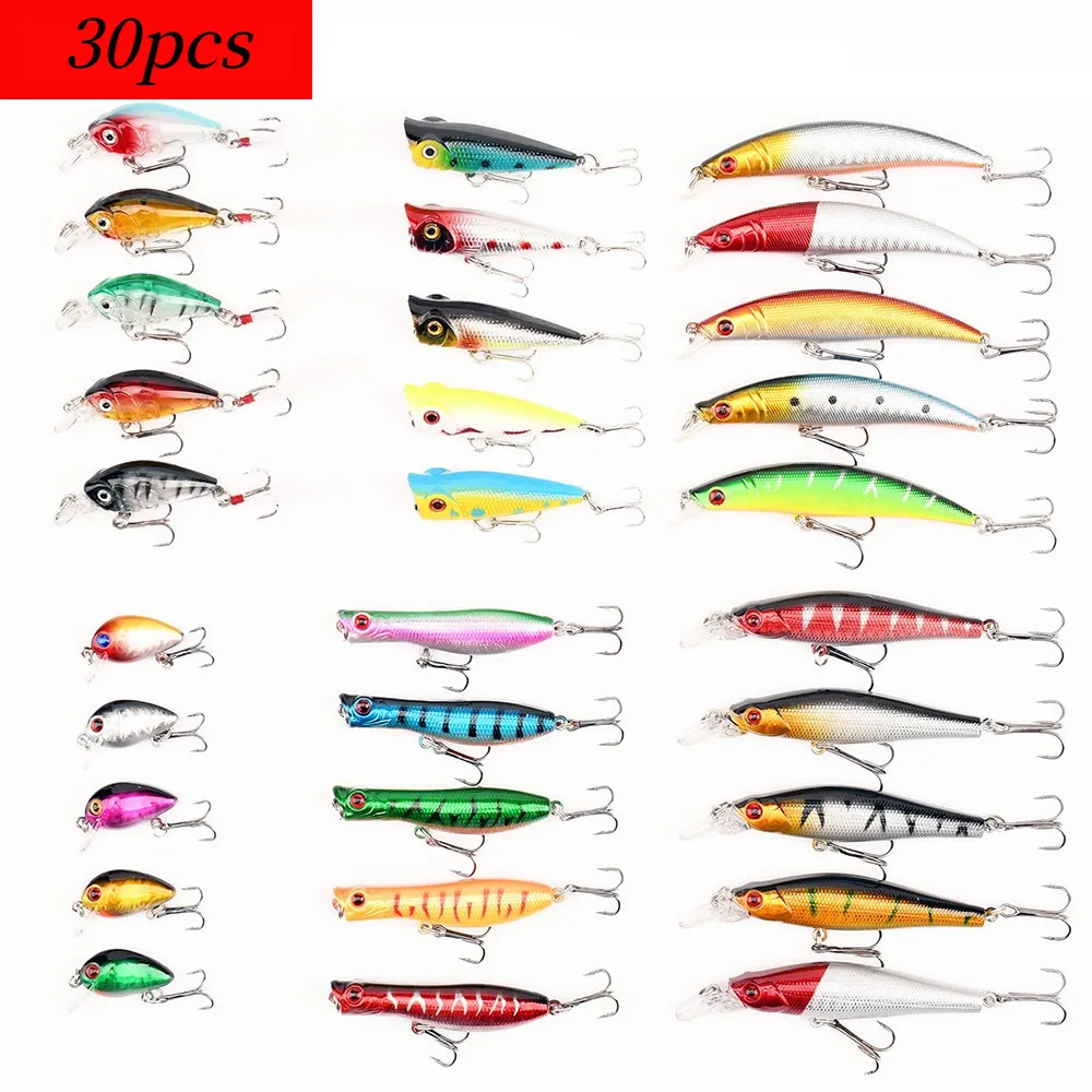 Esche Esche da pesca Set di esche rigide Mini Minnow Floating Swing Crankbait Crazy Wobblers Artificiale Bionic Crank_voghion.com