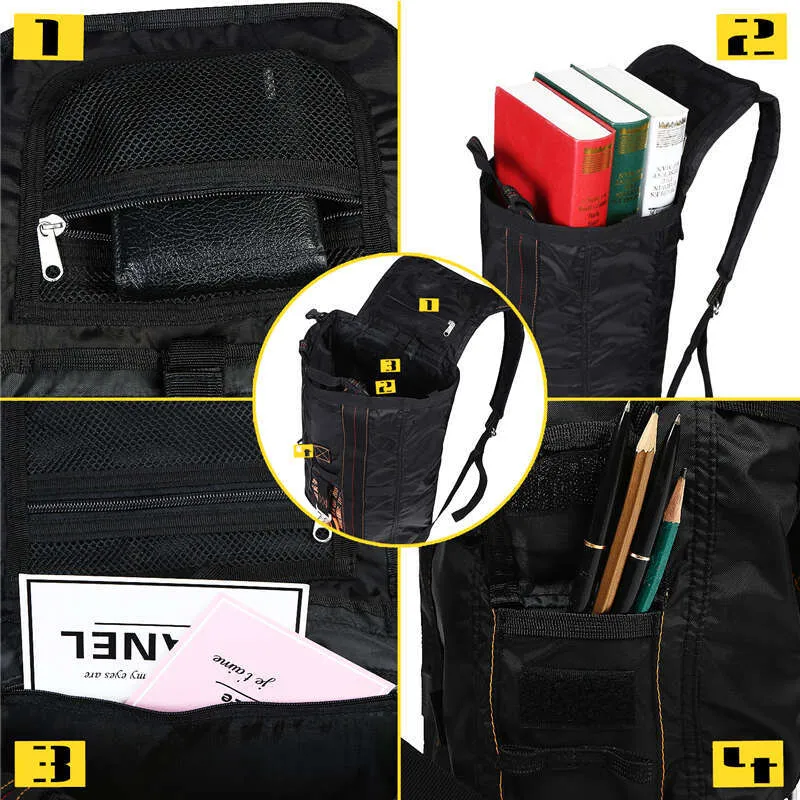 Zaino multiuso resistente, leggero, borsa da paracadute per viaggi di caccia all'aperto, escursioni, scuola, avventure_voghion.com