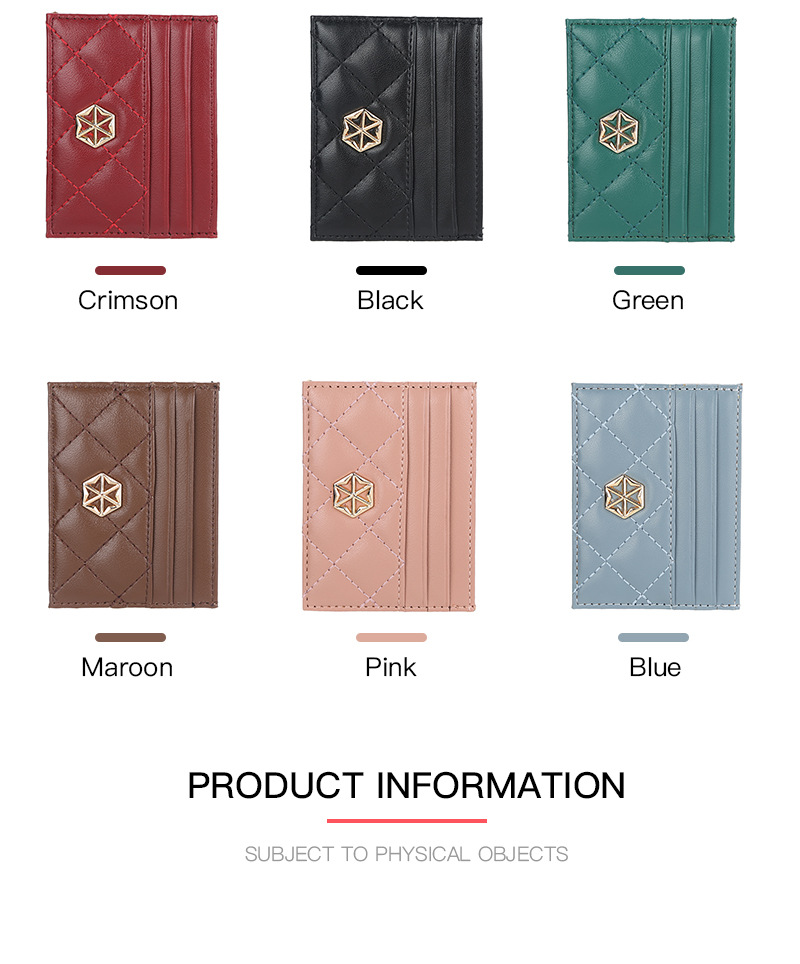BOISEEN nuovo porta carte per donna versione coreana sottile porta carte d' identità multi-card in rilievo porta carte di credito mini porta carte di credito all'ingrosso_voghion.com