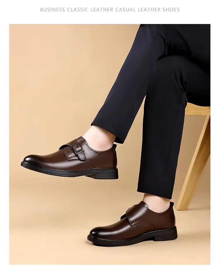 Scarpe eleganti da uomo in pelle stile gentleman per ufficio_voghion.com