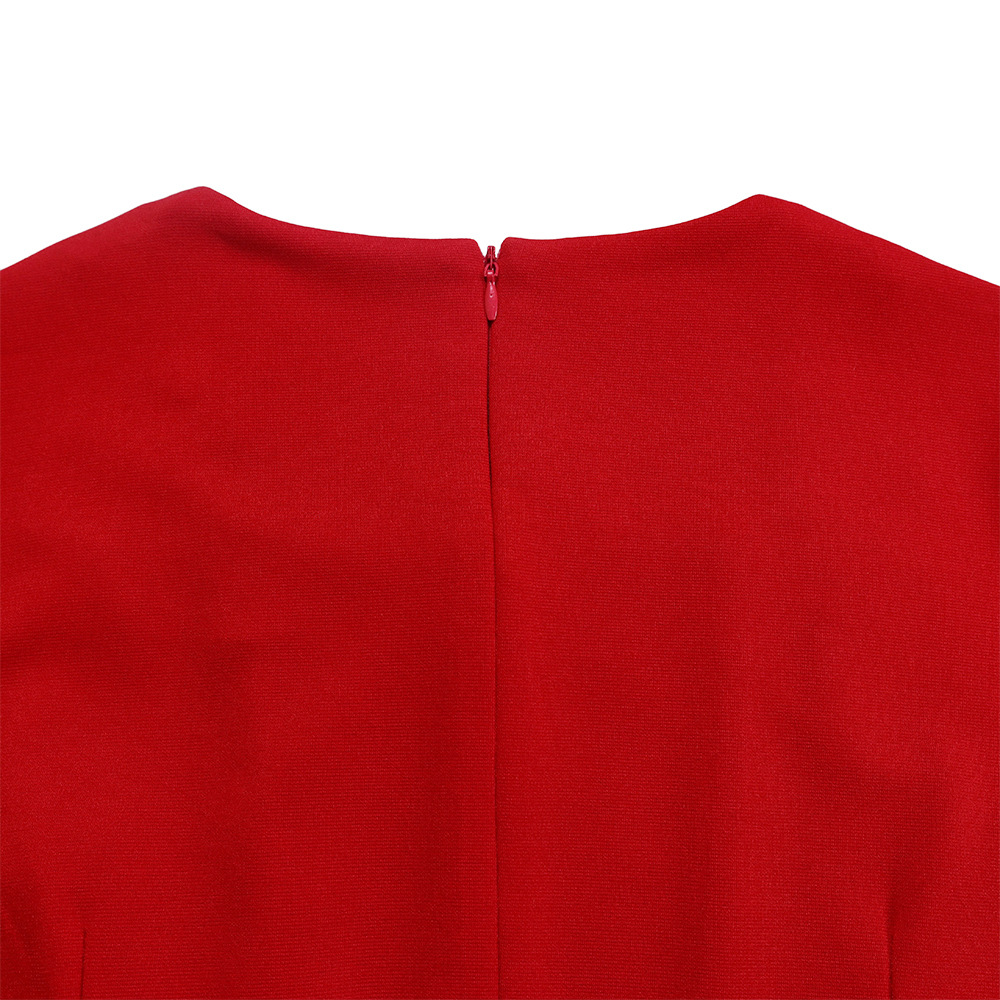Women's Autumn And Winter New Long-sleeved OL Temperament Elegant Ruffled African Dress_voghion.com