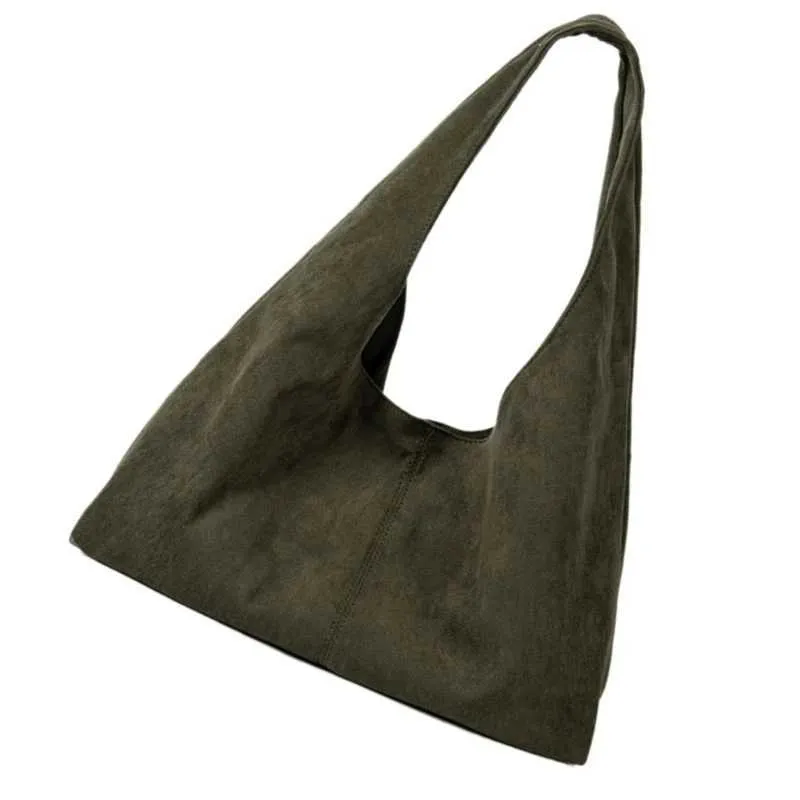 Borsa a tracolla singola retrò casual invernale da donna, borsa larga sotto le ascelle, adatta per vari OcnC241214_voghion.com