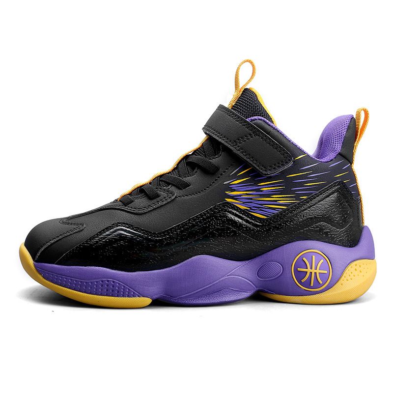 Boys' youth professional sneakers summer new children's sports basketball shoes_voghion.com