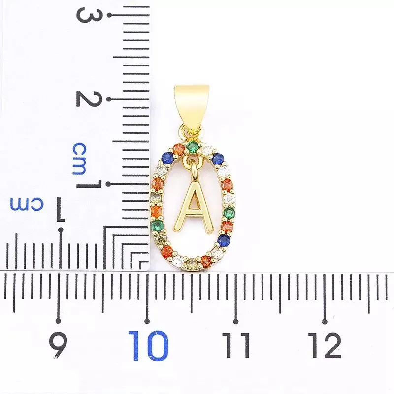 Halskette Mit Initialen-anhänger Strass Buchstabe Damen Schmuck_voghion.com