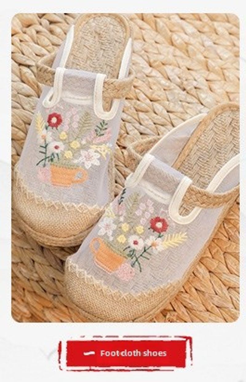 New Ethnic Fashion Cloth Shoes Slippers Women_voghion.com
