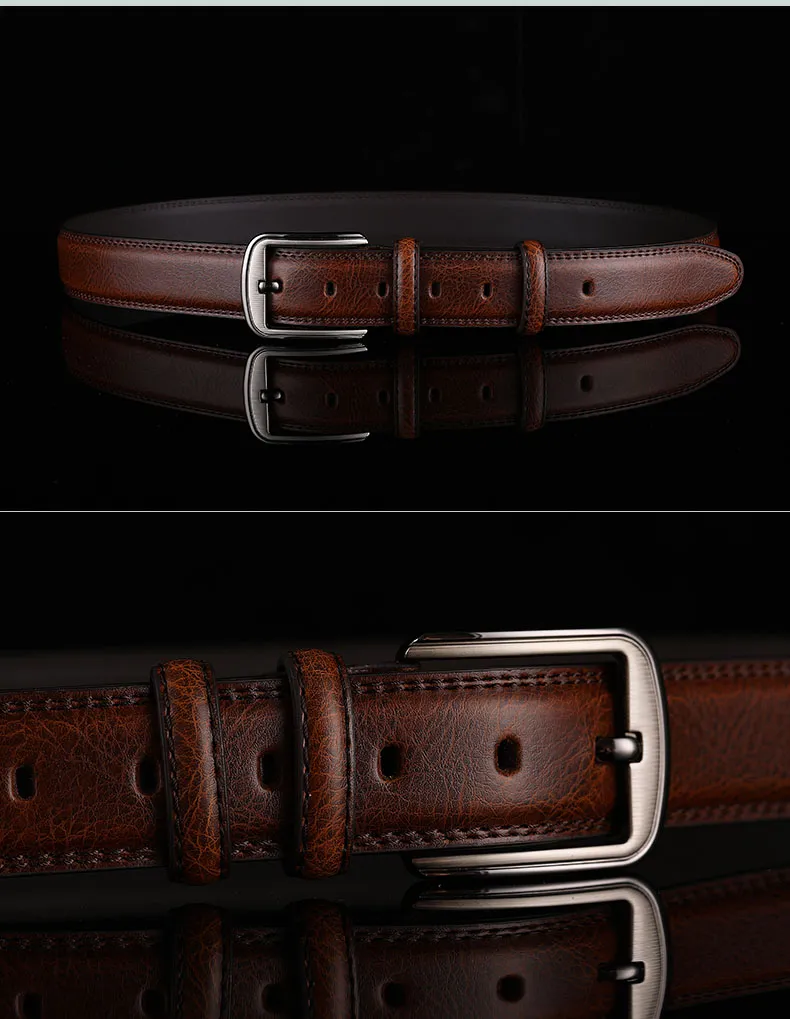 Ceintures 1pc Deepeel 3.7 110-130cm Hommes 2ème Cuir de vachette Homme Designer Business Ceinture Artisanat pour adultes Jeans_voghion.com