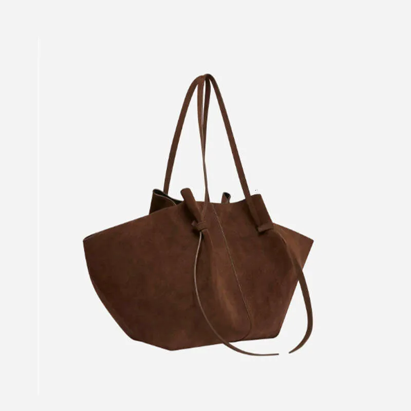 Per le donne Designer Nubuck Pelle Spalla Grande Capacità Aperta Tote Manico Superiore Tracolla Borse E Portafogli_voghion.com