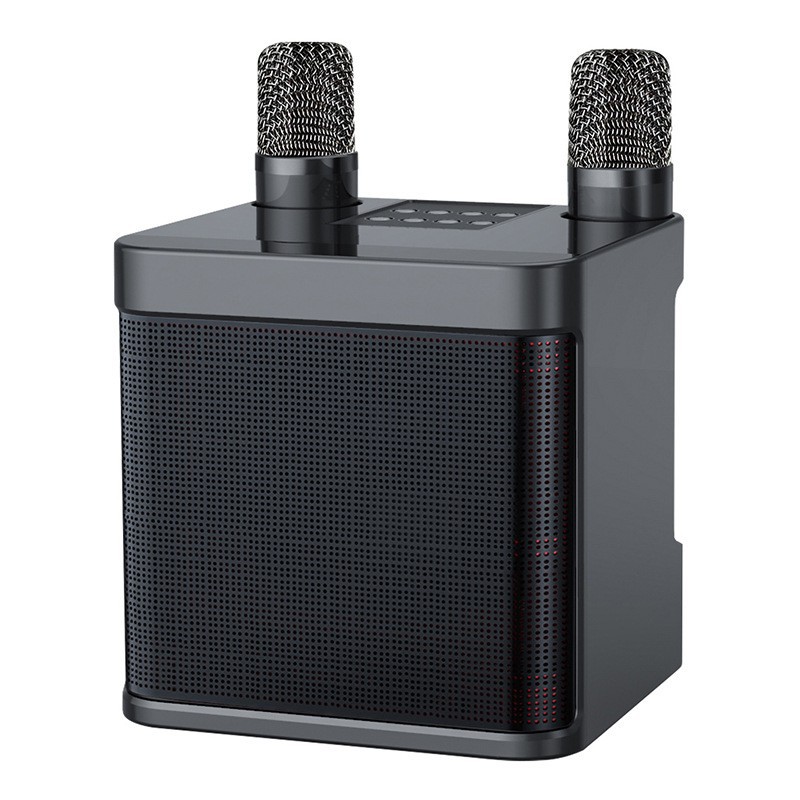 Głośniki KTV 100W, stereo, bezprzewodowy głośnik Bluetooth, mikrofon dla dzieci, audio, wielofunkcyjna maszyna do karaoke, karta dźwiękowa_voghion.com