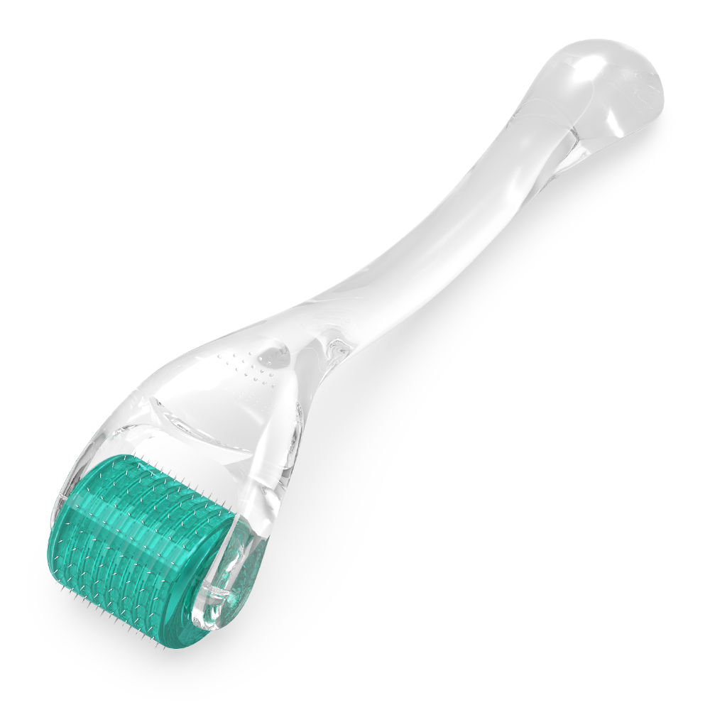 Roller Derma pentru creșterea părului DRS 192 ace rolă cu microace pentru îngrijirea pielii feței creșterea bărbii microneedling Dermaroller_voghion.com
