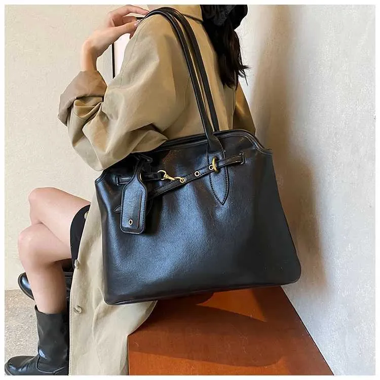 Große Damen Umhängetasche Aus Kunstleder Versatile Tragetasche_voghion.com