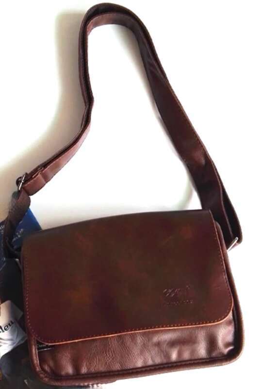 Paar PU Leder Messenger Slanted Cross Shoulder Kleine Tasche_voghion.com