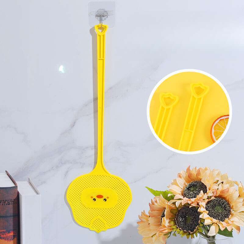 【 Thickened Extended Handle 】 Fly Made Of Household Plastic, Durable Large New Mosquito And Fly Swatter Artifact_voghion.com
