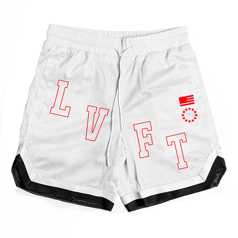 2022 Spring/Summer New Men's Quick Drying Capris Fitness Sports Leisure Fashion Brand Loose Shorts Large Elastic Pants_voghion.com