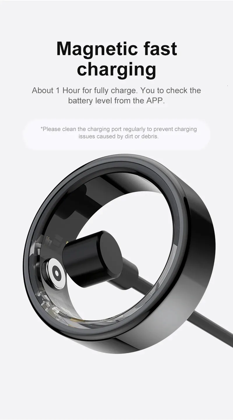 Ola Espirte est Technology Health Smart RIng Fiess Trackers Ring heart Rate Monitor Sleep for Xiaomi Sr200 M1 R3 240507_voghion.com