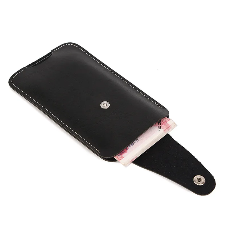 Fashion Men PU Leather Mobile Phone Pack Outdoor Multifunction Belt Clip Mini Bag Wholesale Waist Purses_voghion.com