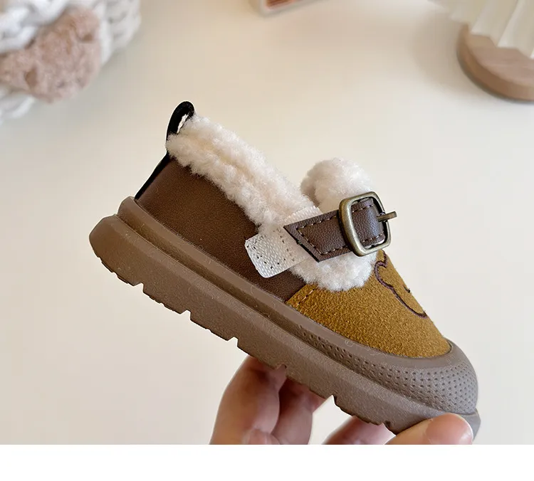 Baskets antidérapantes d'hiver pour tout-petits chaussures_voghion.com