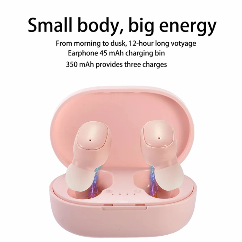 Wireless Bluetooth Earbuds Stereo Headset With Charging Case_voghion.com