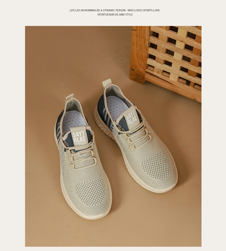 Shoes 2024 summer new breathable lace up men's lightweight sports shoes for men_voghion.com