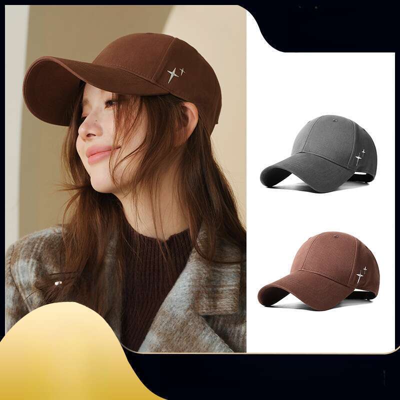 baseball Cap Women's Large Brim Duck Tongue Sun Hat Small Men's Hard Top Hat_voghion.com