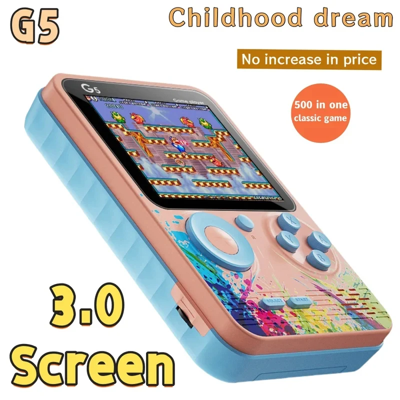 Retro Videospielkonsole Handheld Spielgerät Mit 500 Klassikern_voghion.com