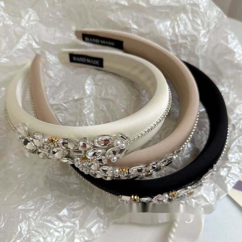 Prinzessin Ins Wind Wald Armband Für Nach Außen Licht Luxus Wasser Diamant Kopfstück Super Flash Temperament Stirnband Haar_voghion.com