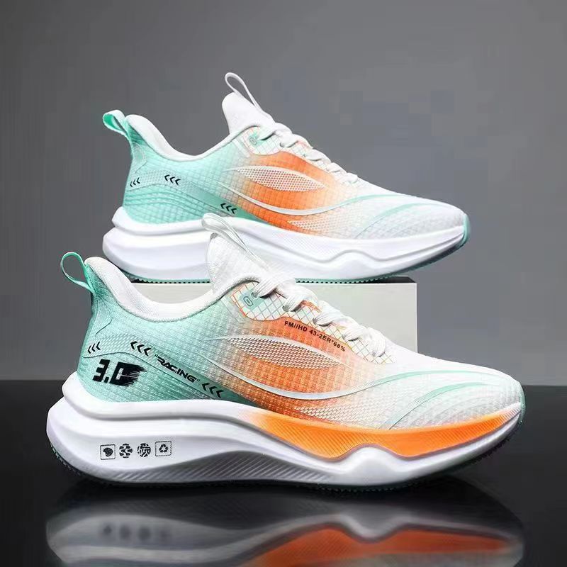 Nouveau Hommes glace soie maille sport été 2024 mode polyvalent papa chaussures course