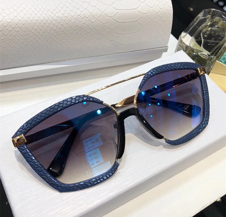 Wholesale- Brand Designer Sunglasses Metal Frame Charming Cat Eye Glasses Avant-garde Design Style Top Quality UV400_voghion.com