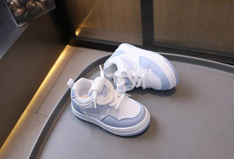 Designer Thick Bottom Versatile Kids Trainers Cutefeet for Toddler Fashion boy School Leisure Tennis Shoes Non-slip_voghion.com
