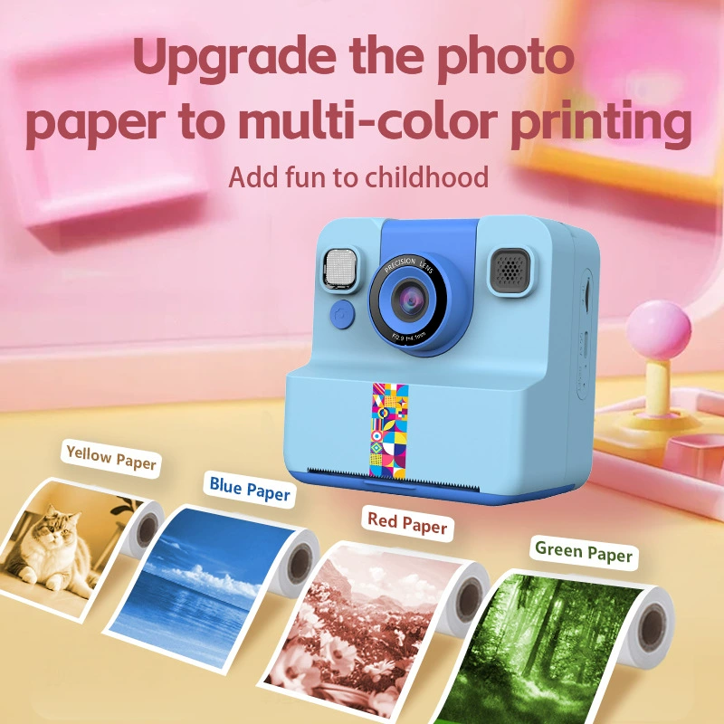 A30 Instant Print Camera With 2.4-inch IPS HD Screen Thermal Photo Printing Digital Camera 180° Rotatable 2400W HD Pixels_voghion.com