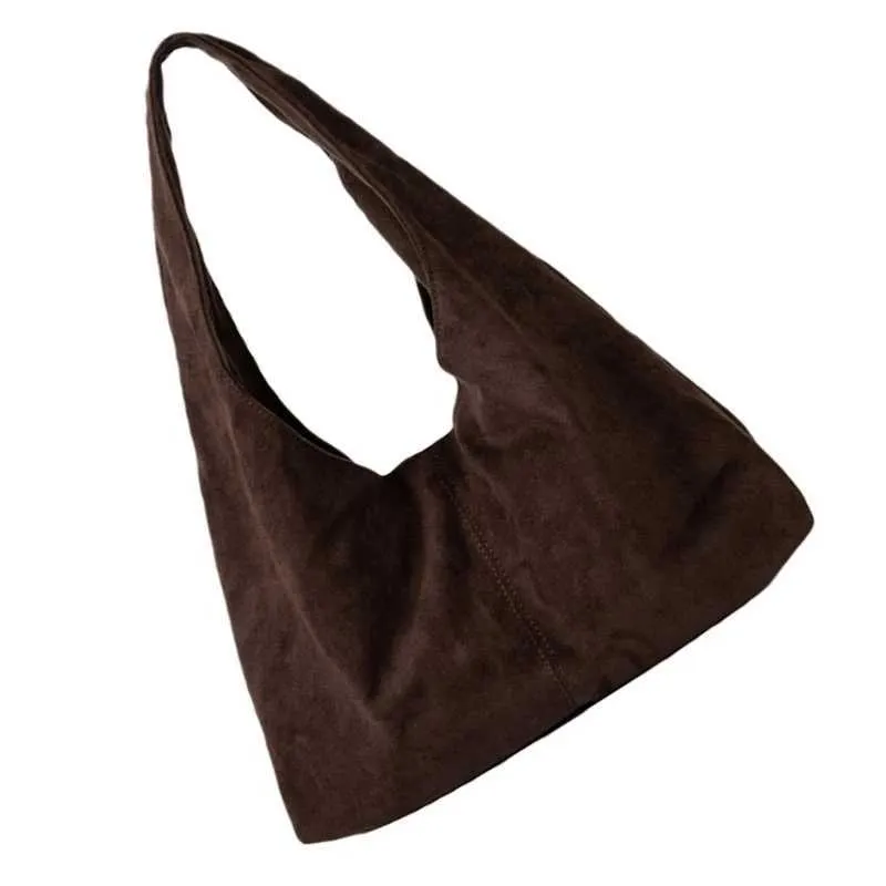 Borsa a tracolla singola retrò casual invernale da donna, borsa larga sotto le ascelle, adatta per vari OcnC241214_voghion.com
