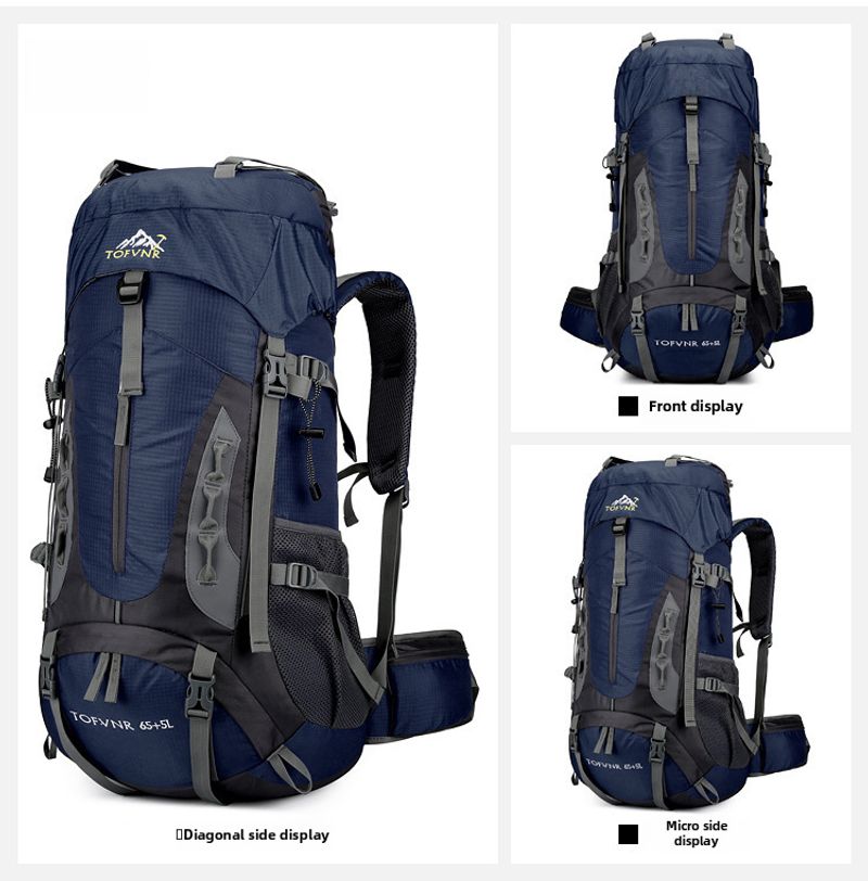 New multi-functional backpack outdoor hiking bag travel large capacity wear-resistant shoulders_voghion.com