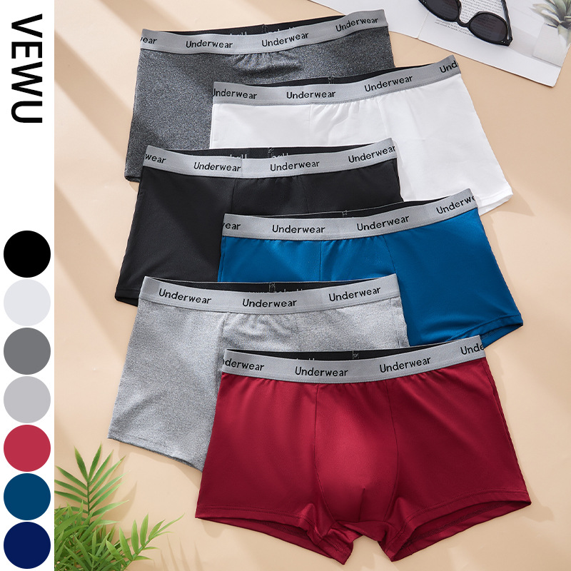Men’s Underwear Sports Boxer Briefs With Letter Belt Trendy Boxer Briefs