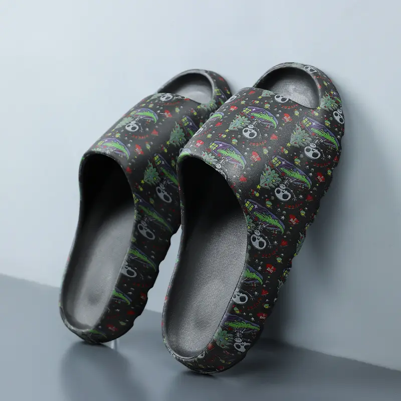 Chaussons homme mode personnalisés pour la plage et la maison_voghion.com
