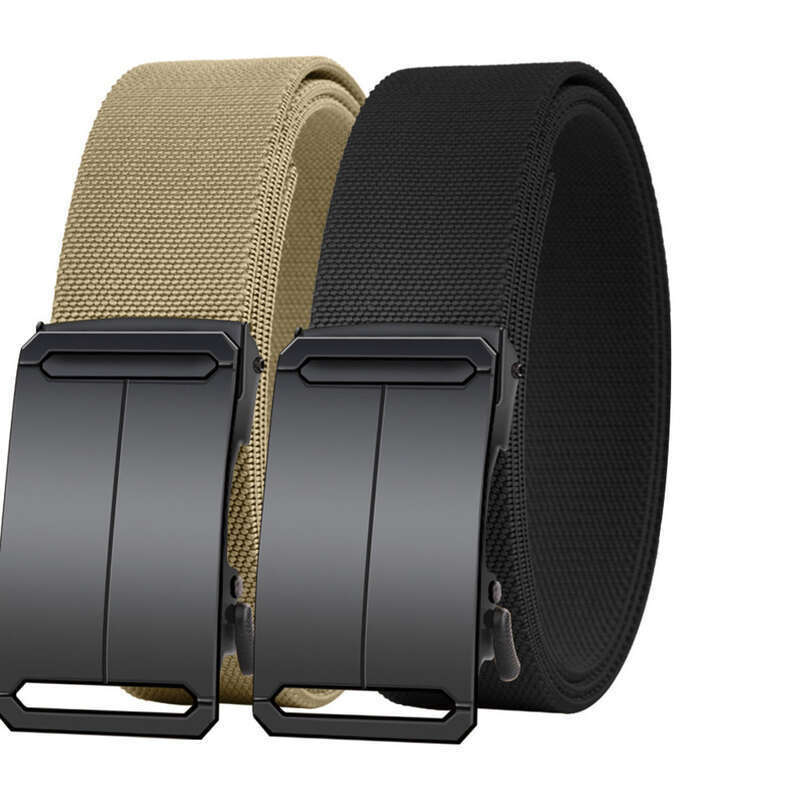 Men's High Elastic Nylon Automatic Buckle Tactical Belt Men's High Elastic Automatic Buckle Tactical Belt_voghion.com