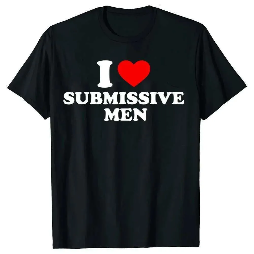 Férfi rövid ujjú póló, pamut utcai viselet, nyári humor, "I love subjourve", szív alakú, születésnapi ajándék_voghion.com