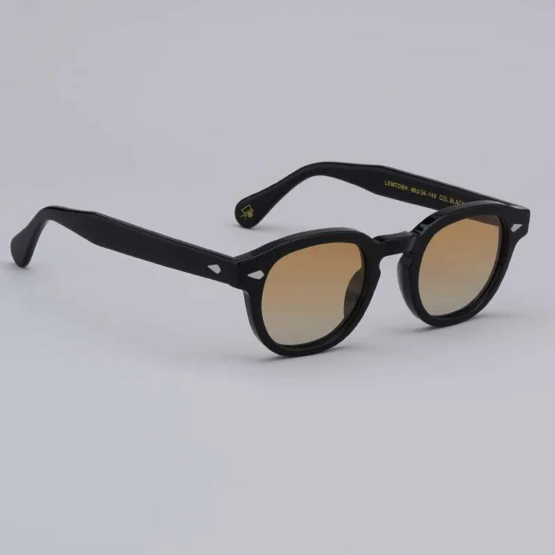 High Quality Acetate Sunglasses For Men And Women Designer Brand Lemtosh Tortoise Frame Vintage Sun Glasses