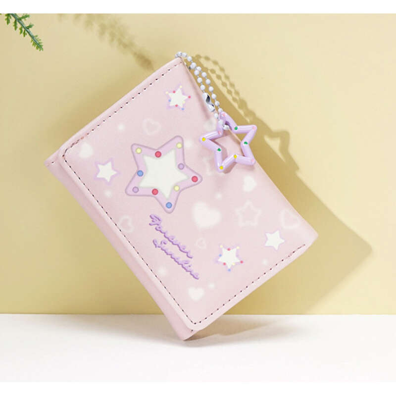 Nouveau portefeuille court coloré à la mode pour femme avec fermoir_voghion.com