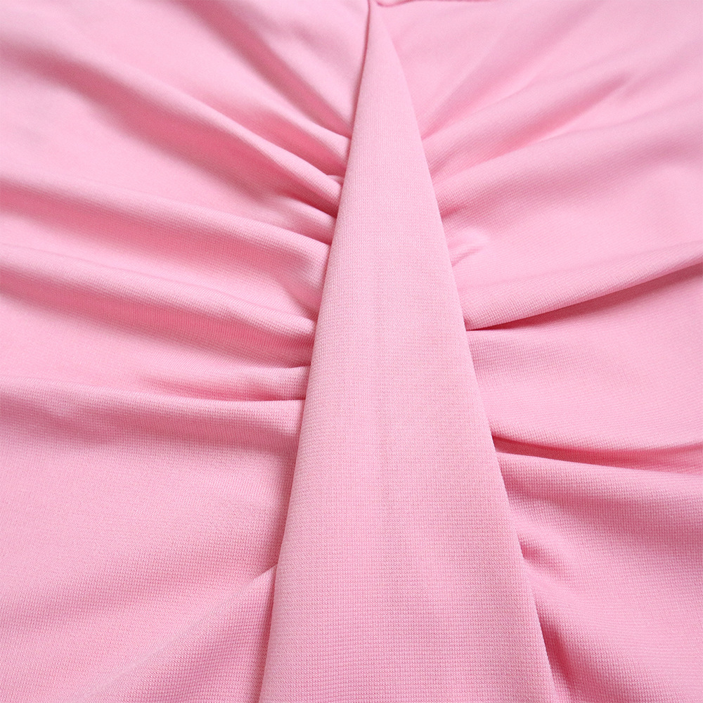 Abito da donna con maniche a cinque quarti, temperamento alla moda, borsa slim fit, natica, abito taglie forti_voghion.com