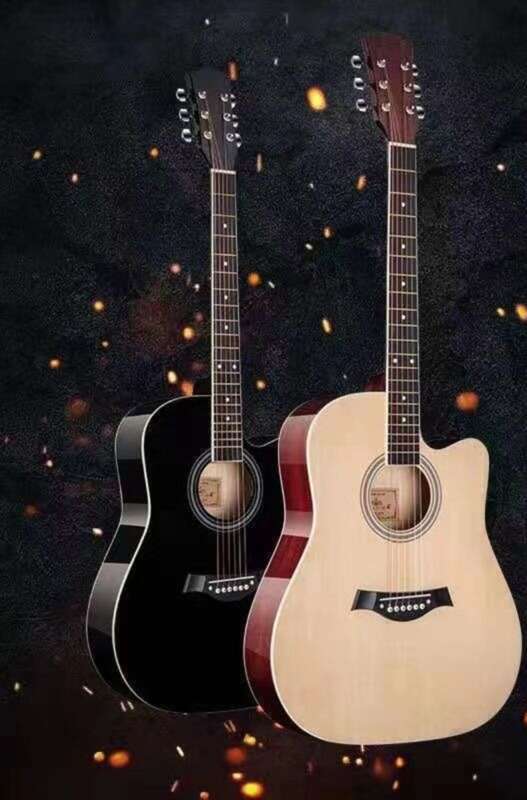 [First Order Straight Down] 41 Folk Acoustic Beginner Student Self-study 38 Inch Guitar Instrument_voghion.com