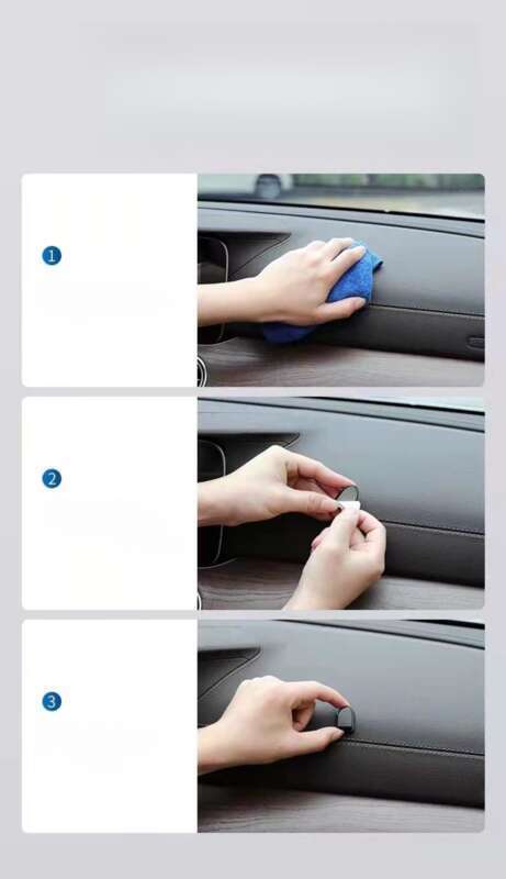 Mini-adhésif en granulés monté sur voiture, crochet créatif caché pour dossier de siège de voiture_voghion.com