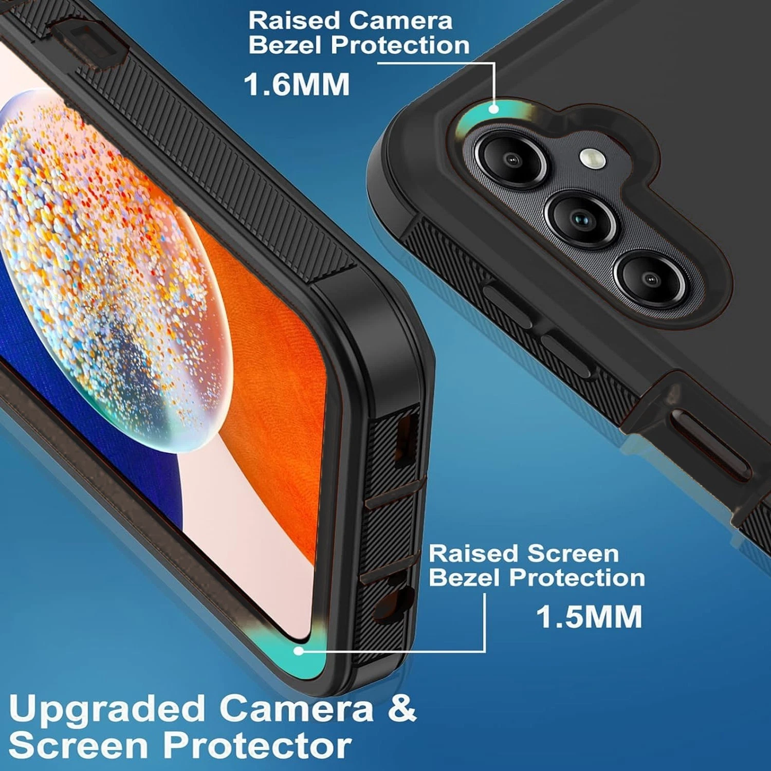 Stoßfeste Handyhülle Für Samsung Galaxy S25 Fe Mit Panzerglas_voghion.com