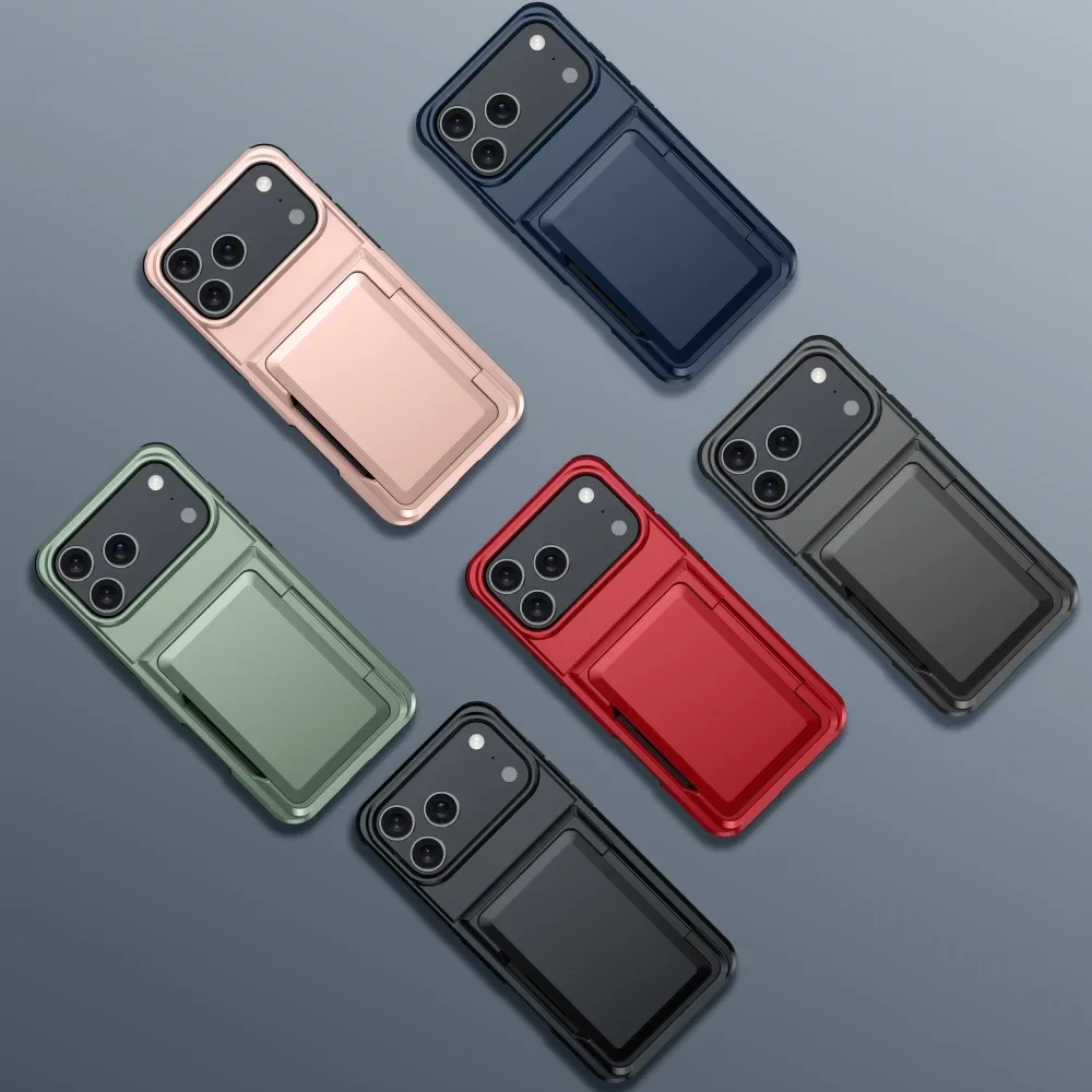 Heavy Duty Wallet Phone Case For Iphone Protective Cover_voghion.com