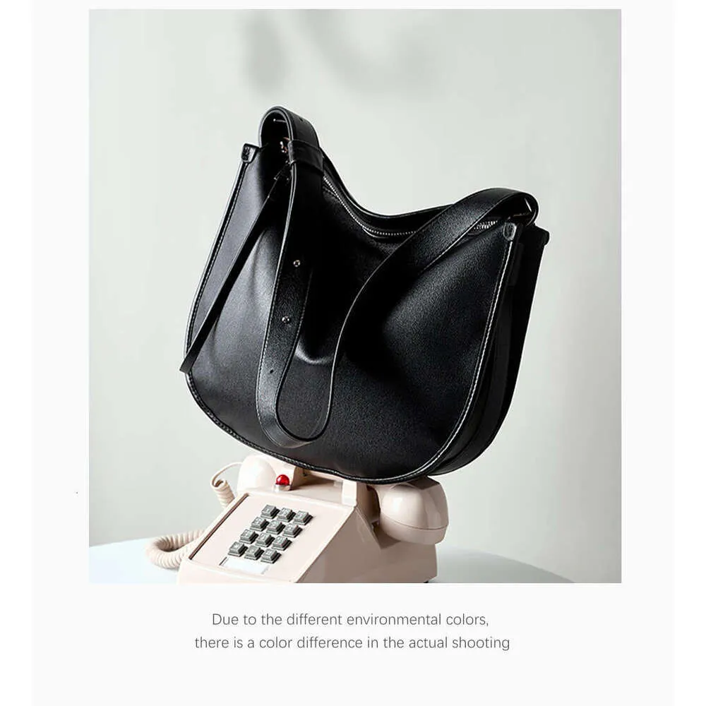 Zency Femmes Classique Noir Messager En Cuir Souple Mode Fille Sac À Main Designer Épaule Grand Sac Hobo Pour Les Navetteurs_voghion.com