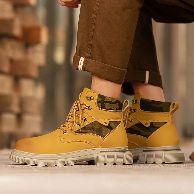 Scarpe sportive da uomo antiscivolo per esterni, scarpe casual con plateau, scarpe da papà rialzate, scarpe alla moda_voghion.com