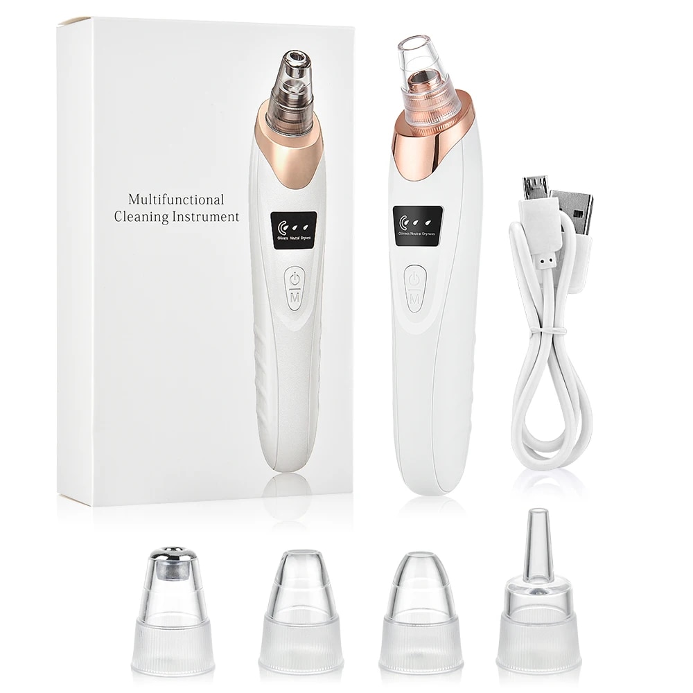 Imprimantă electrică Comedon Vacuum Acnee Pete Negre Îndepărtează Facial Curățare Profundă Porilor Cleaner Hine Instrumente de Îngrijire a Pielii_voghion.com