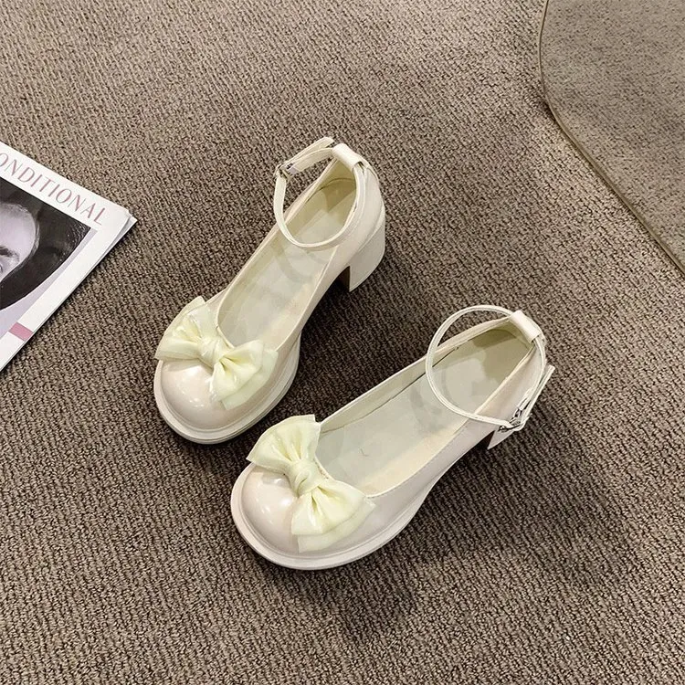 Zapatos mary jane con plataforma para mujer punta redonda_voghion.com