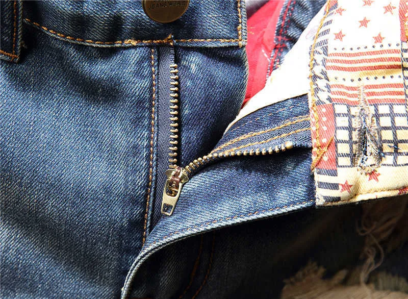 Men Vintage Ripped Bermudas Jeans Short Summer Streetwear Hip Hop Male Casual Holes Straight Denim Shorts Plus Size 40_voghion.com