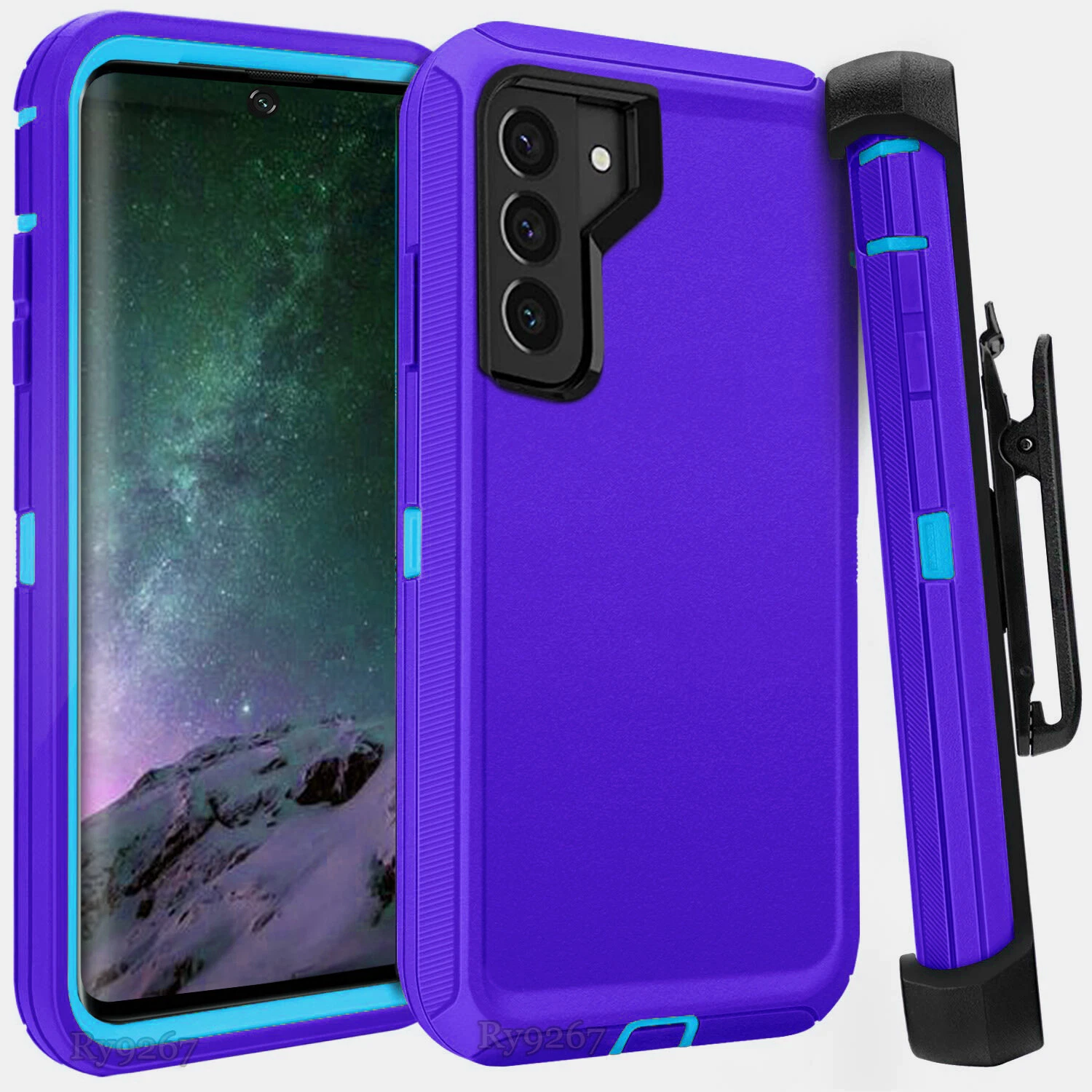 For Samsung Galaxy S22| S22+| 22 Ultra Case Protective Cover With Clip Suitable For Otter.box Defender_voghion.com