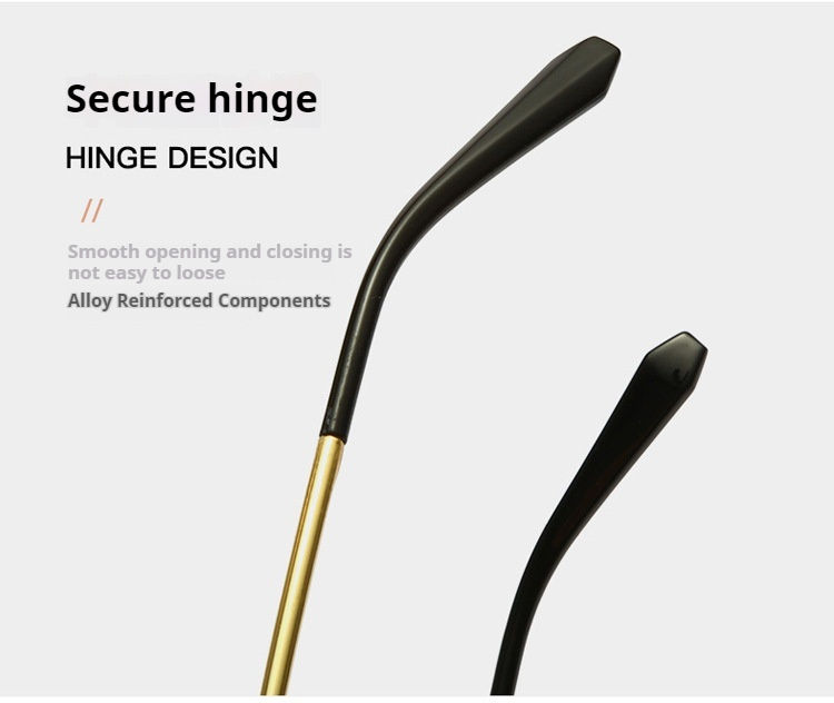 Women's Frameless Diamond Sunglasses With Uv Protection Elegant_voghion.com